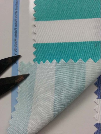 SX- YAXG 淺綠白條T65/C35 32*32/130*70 耐漂白水 耐氯漂 制服 Anti bleaching bleaching resistant 後面照